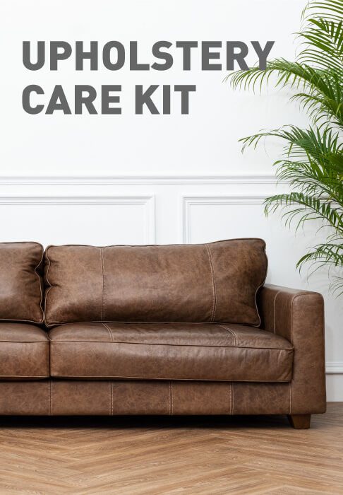 brown leather sofa representing the leather concept